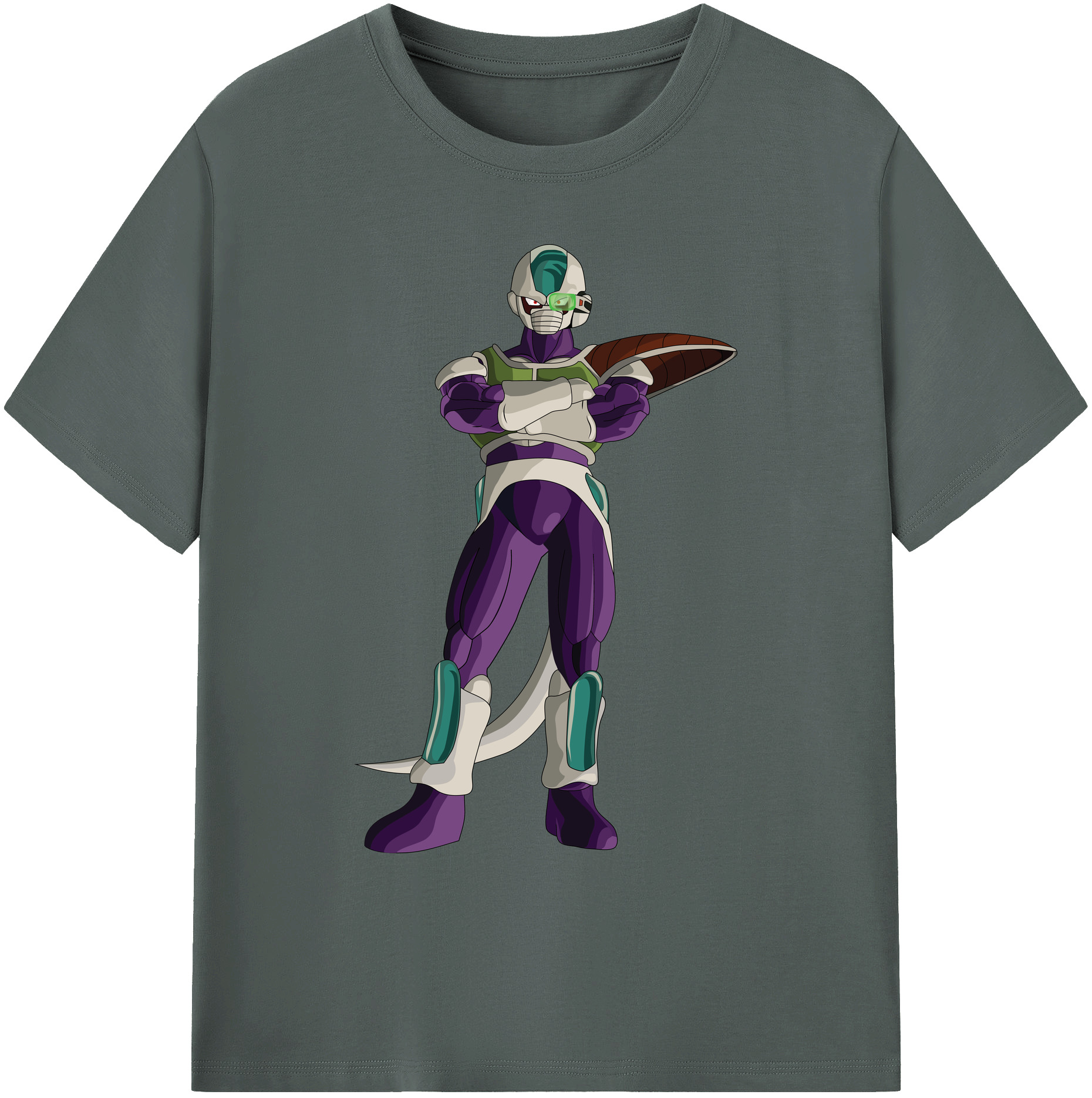 （画像用） ドラゴンボール フリーザ DRAGON BALL Frieza 綿100％ メンズ半袖Tシャツ｜肌触りやわらか＆通気性